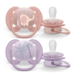 پستانک فیلیپس اونت طرح فیل و جنگل کد 091/09 مناسب 0 تا 6 ماه بسته 2 عددی