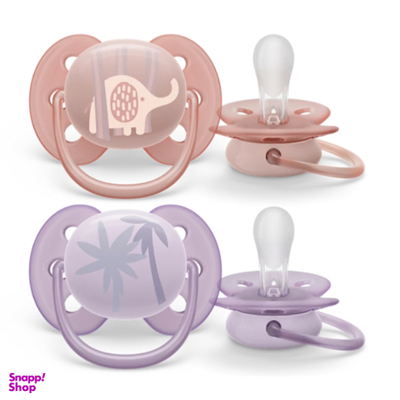 پستانک فیلیپس اونت طرح فیل و جنگل کد 091/09 مناسب 0 تا 6 ماه بسته 2 عددی