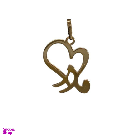 آویز گردنبند طلا 18 عیار زنانه طرح قلب و مادر