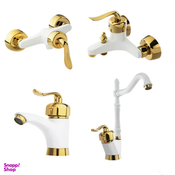 ست شیرآلات مدل قاجاری کد s9 مجموعه 4 عددی