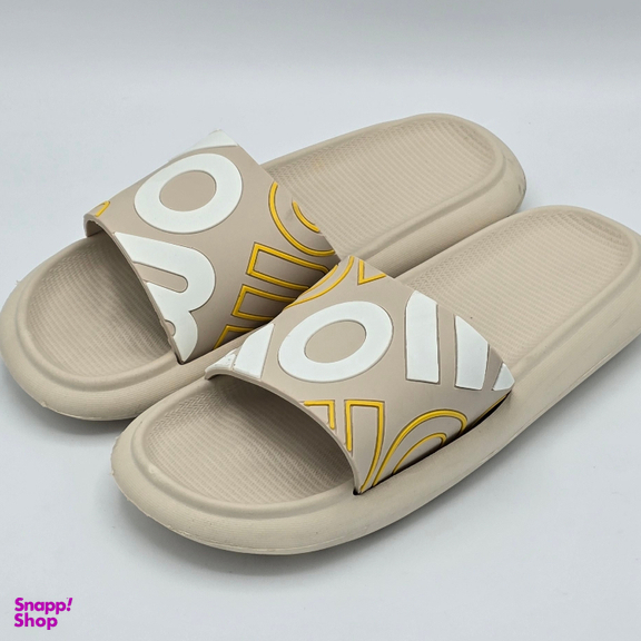 دمپایی مردانه زیتون مدل ام او کد 0616 رنگ کرم