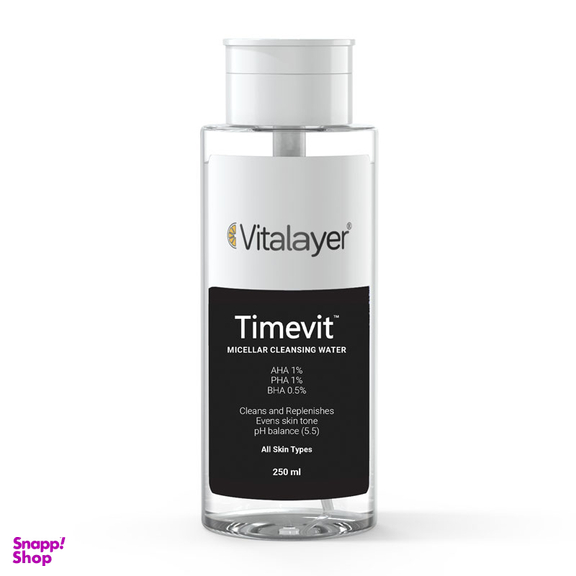 میسلار واتر ویتالیر مدل Time Vit حجم 250 میلی لیتر