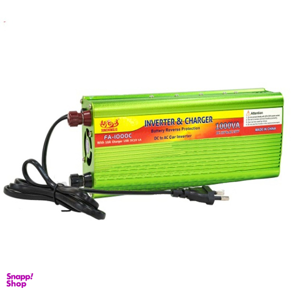 اینورتر 12 به 220 ولت شارژر دار مدل Inverter FA-1000C ظرفیت 1000 وات