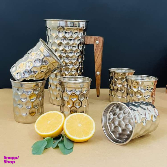 لیوان مسی مدل سه بعدی کروم شده کد ZH393.2