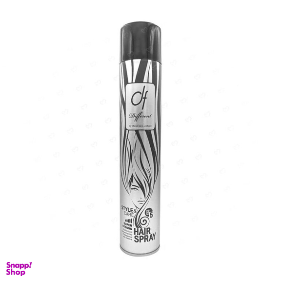 اسپری حالت دهنده مو دیفرنت مدل Super Strong حجم 500 میلی لیتر