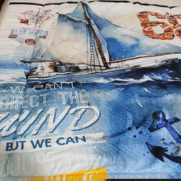 لحاف یک نفره 5 تکه مدل کشتی کد 1603 سایز 120×200 سانتی متر