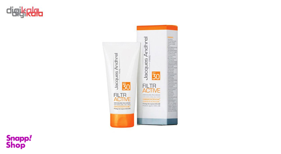 کرم ضد آفتاب ژاک آندرل پاریس مدل FILTR ACTIVE SPF30 حجم 50 میلی لیتر