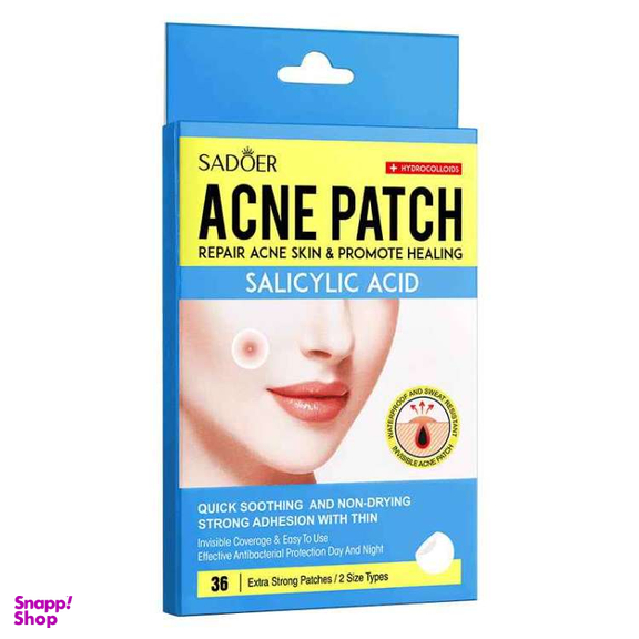 پچ ضد جوش سادور مدل سالیسیلیک اسید بسته 36 عددی