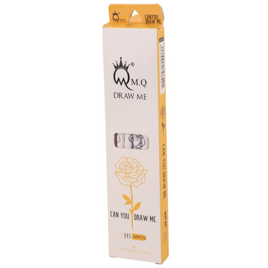 مداد مشکی ام کیو کد H-18 بسته 12 عددی