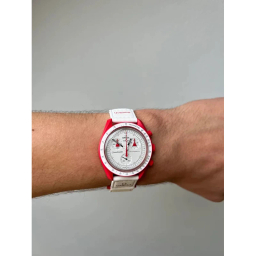 ساعت مچی عقربه ای طرح امگا مدل Mars