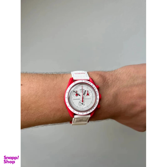 ساعت مچی عقربه ای طرح امگا مدل Mars