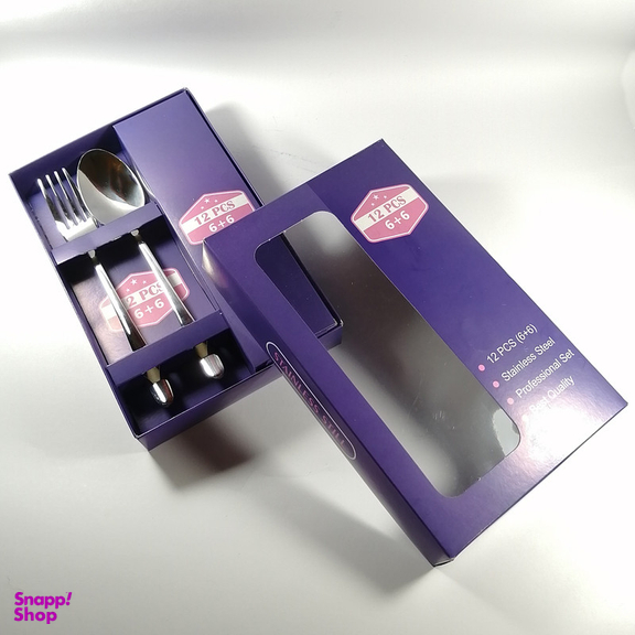 سرویس قاشق و چنگال 12 پارچه مدل دونا