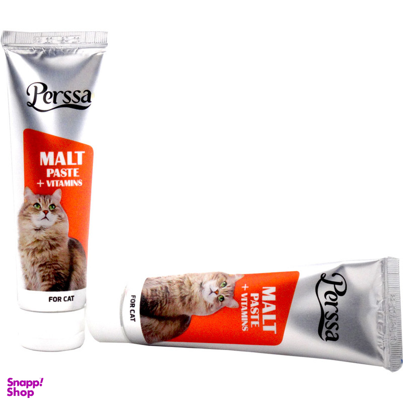 خمیر مالت گربه پرسا مدل MALT PASTE VITAMINS وزن 200 گرم بسته 2 عددی