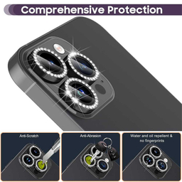محافظ لنز دوربین بوف مدل Diamond-Luxury مناسب برای گوشی موبایل اپل iphone 14 Pro Max / 14 Pro