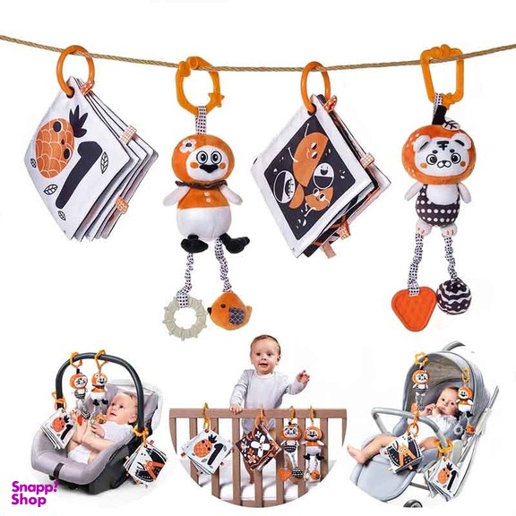 آویز کریر کودک مدل تایگر بسته 4 عددی