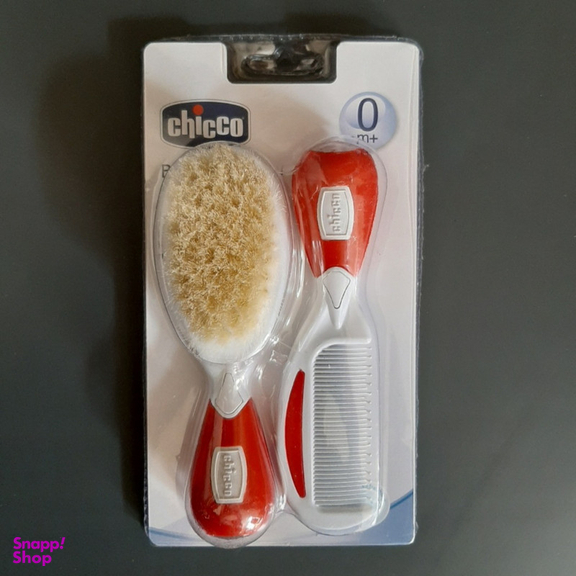 ست شانه و برس کودک چیکو مدل جغجغه دار کد 55