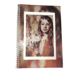 دفتر زبان 50 برگ شمس طرح دختر