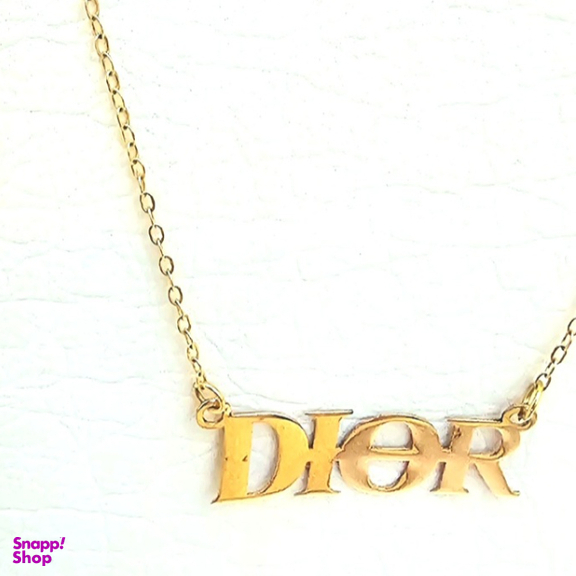 گردنبند طلا 18 عیار زنانه طرح دیور کد 1012