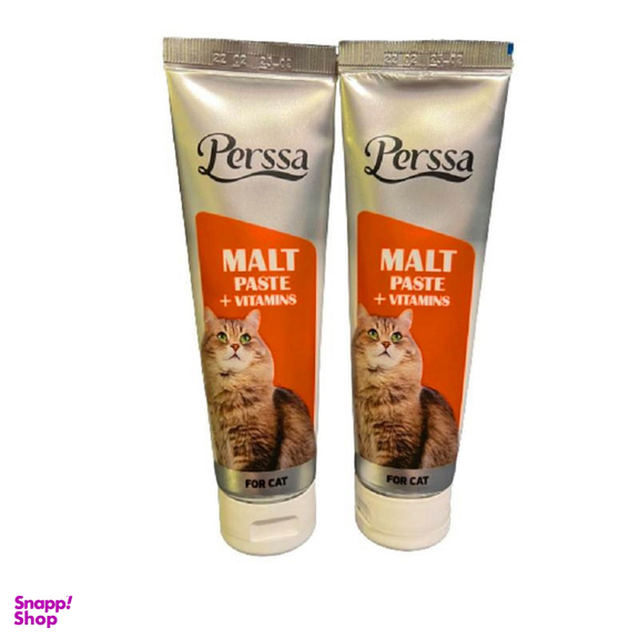 خمیر مالت گربه پرسا مدل MALT PASTE VITAMINS وزن 200 گرم بسته 2 عددی