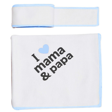 قنداق 2 تکه نوزاد مدل M.P طرح mama.papa