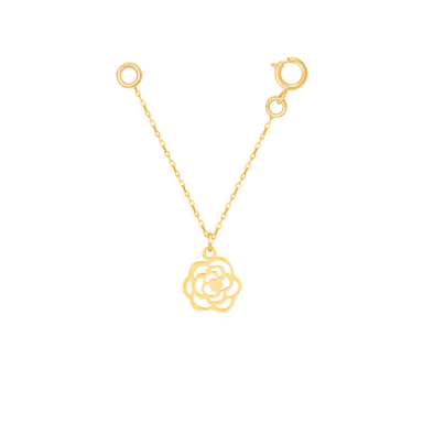 آویز ساعت طلا 18 عیار زنانه پرسته مدل گل رز