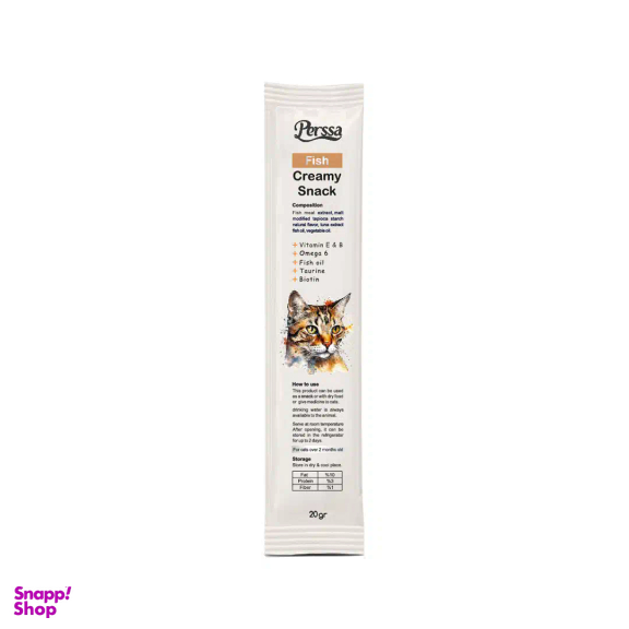 بستنی گربه پرسا مدل Mix وزن 20 گرم مجموعه 12 عددی