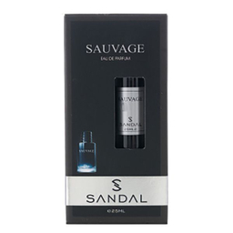 عطر جیبی مردانه صندل مدل SAUVAGE حجم 25 میلی لیتر