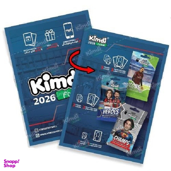 بازی شانسی کیمدی مدل فوتبال هیرو 2026 Heroes بسته 24 عددی