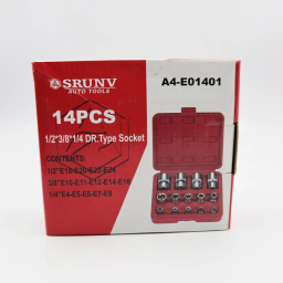 آچار بکس اسرانوی مدل E کد YP-A4-E01401 مجموعه 14 عددی