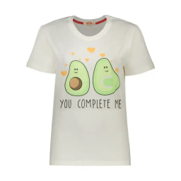 ست تیشرت و شلوار زنانه مادر مدل پیکا کد AM-MA-Pika-P رنگ هلویی