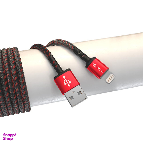 کابل تبدیل USB به لایتنینگ سیبراتون مدل S224i طول 1.1 متر