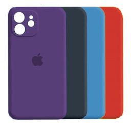 کاور گوشی موبایل مدل M-B Silicon طرح محافظ لنز دار مناسب اپل iPhone 12