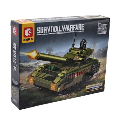 ساختنی سیمبوبلاک مدل تانک جنگی کد 207081 طرح SEMBO BLOCK 244PCS