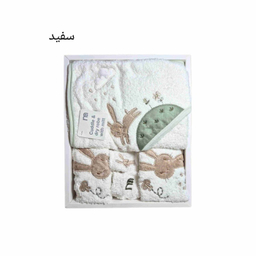سرویس حوله مادرکر مدل خرگوش مجموعه ۴ عددی