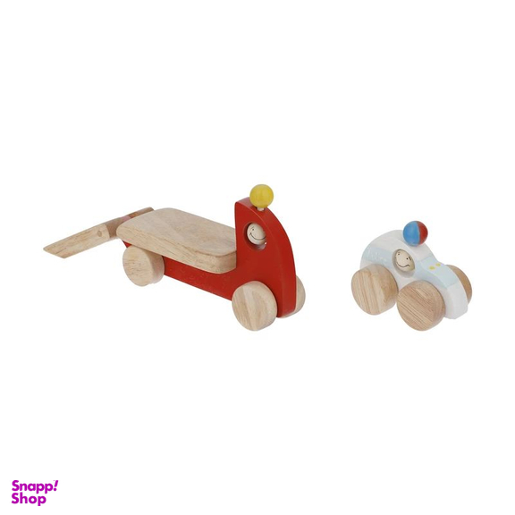 اسباب بازی نیمو چوبک مدل کامیون حمل ماشین پلیس کد 37236