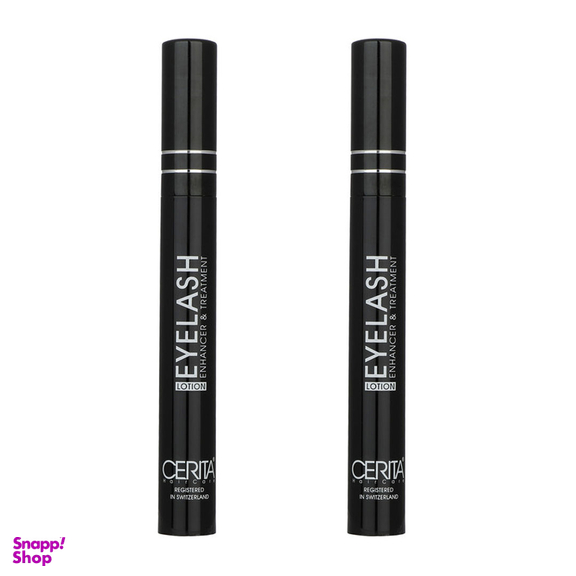 محلول تقویت کننده مژه سریتا مدل Eyelash حجم 7 میلی‌ لیتر مجموعه 2 عددی