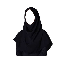 مقنعه مدل کرپ 90