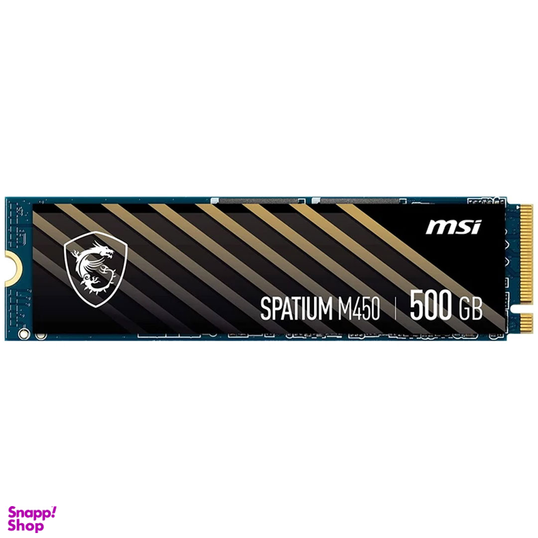 حافظه SSD اینترنال ام اس آی مدل SPATIUM M450 PCIe 4.0 NVMe M.2 ظرفیت 500 گیگابایت