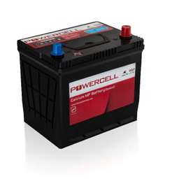 باتری 60 آمپر پایه بلند قطب چپ خودرو کرمان باتری ارگ مدل پاورسل