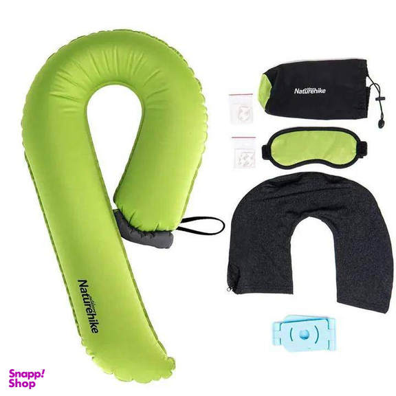 بالش بادی گردنی نیچرهایک مدل Multifunctional Extended U-Shaped Inflatable Pillow کد ZT004