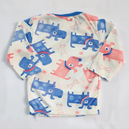 ست تیشرت آستین بلند و شلوار راحتی نوزادی مدل هاپو کد 4161 رنگ سفید