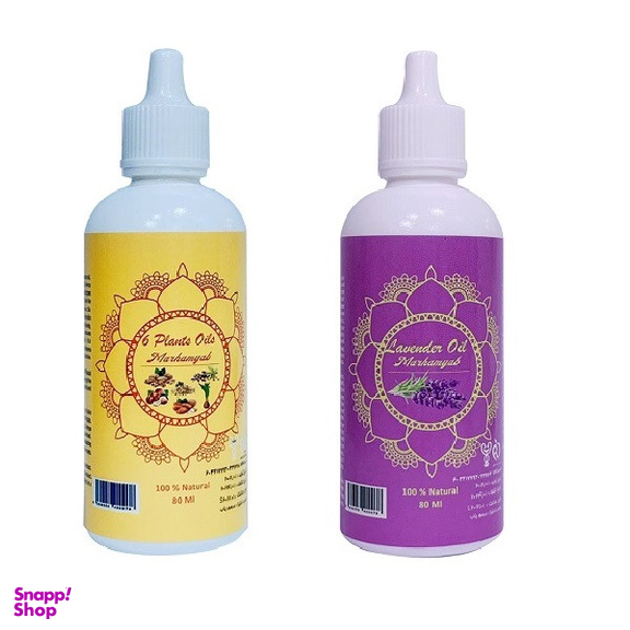 روغن مو مرهم یاب مدل اسطوخودوس و شش گیاه حجم 80 میلی لیتر مجموعه 2 عددی