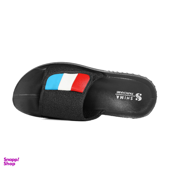 دمپایی مردانه شیما مدل Flag رنگ مشکی