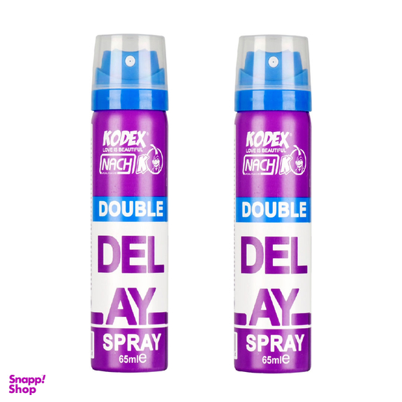 اسپری تاخیری ناچ کدکس مدل double delay حجم 65 میلی لیتر مجموعه 2 عددی