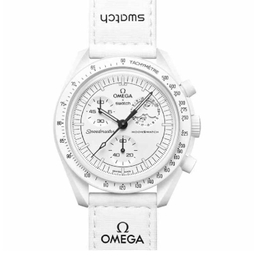 ساعت عقربه ای مردانه طرح امگا مدل MOONPHASE سه موتوره فعال