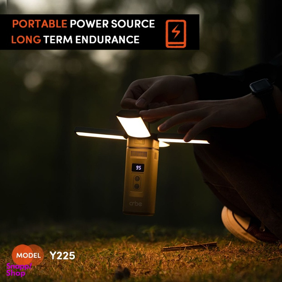 چراغ قوه و اسپیکر بلوتوثی قابل حمل کربی مدل Y225 POWERBANK