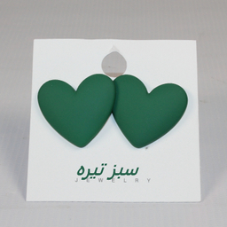 گوشواره زنانه مدل پلاس طرح قلب کد 003