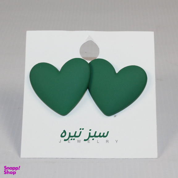 گوشواره زنانه مدل پلاس طرح قلب کد 003