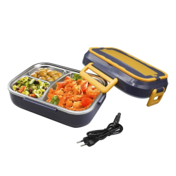 ظرف غذای برقی مدل GS-m-M-DFH-238598 به همراه قاشق و چنگال