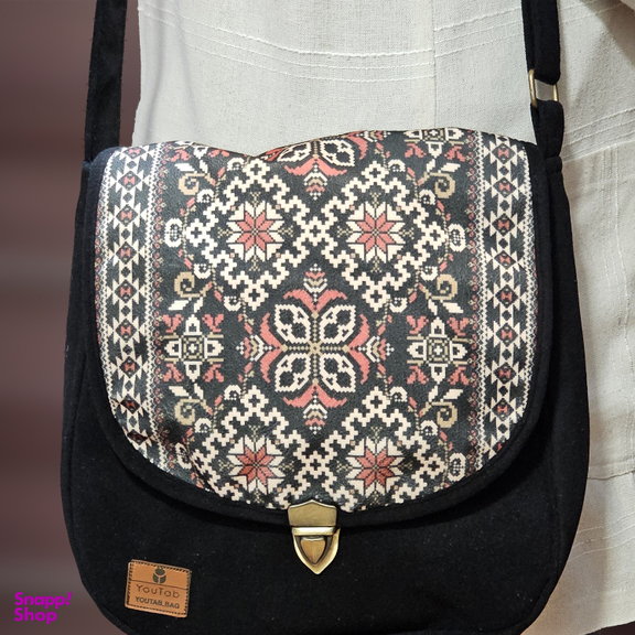 کیف دوشی زنانه یوتاب مدل مخمل سنتی کد S-05